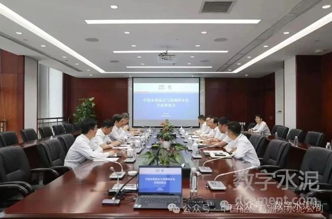 中國水泥協會會長周育先一行到葛洲壩水泥公司調研座談